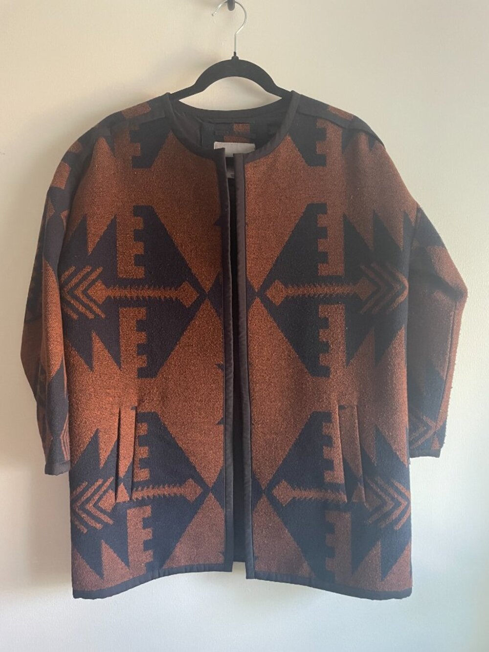 Vero Moda Geometric Southwest Pattern Blazer/Coat Size Small